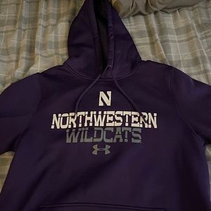 Northwestern Wildcats Mens Under Armour Hoodie